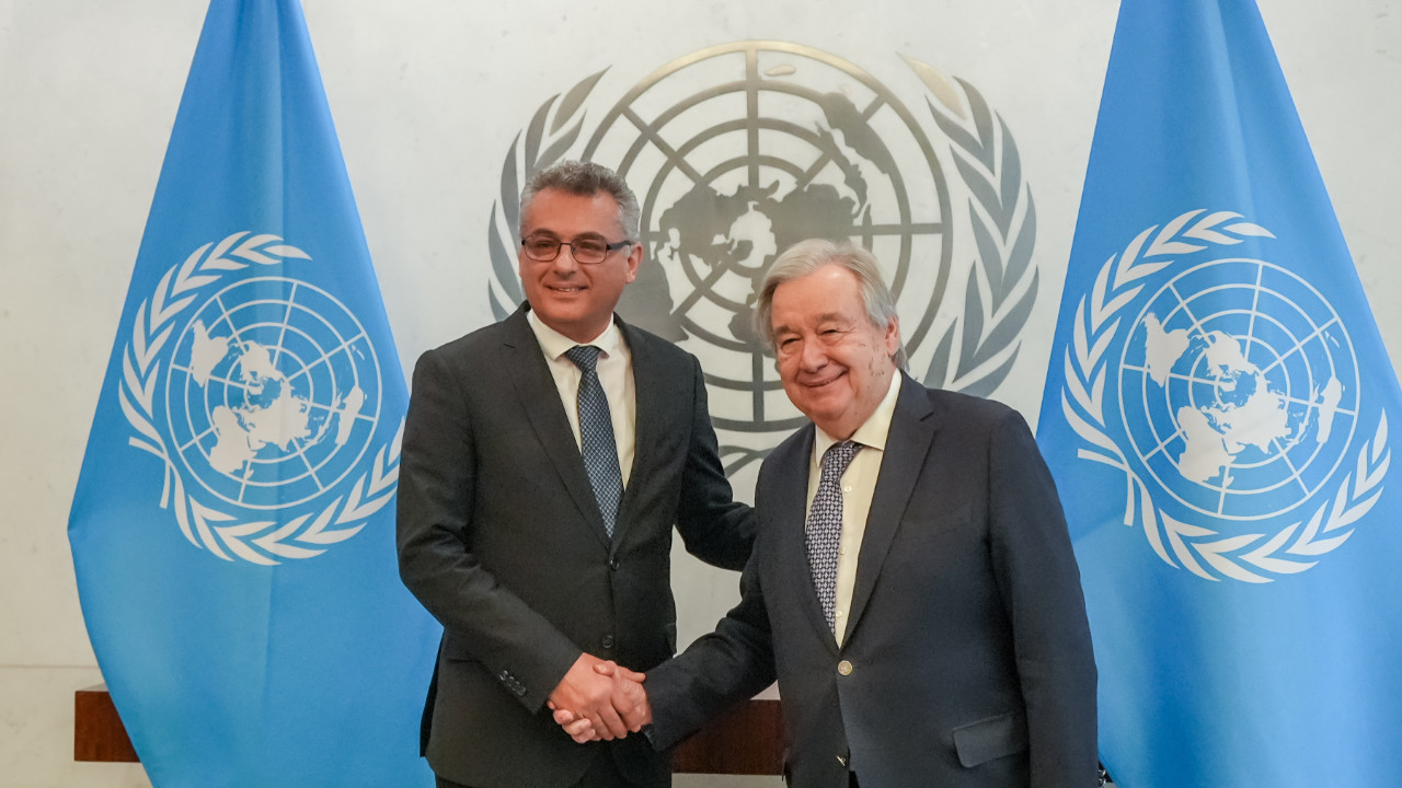 KKTC Cumhurbaşkanı, BM Genel Sekreteri ile görüştü haber görseli