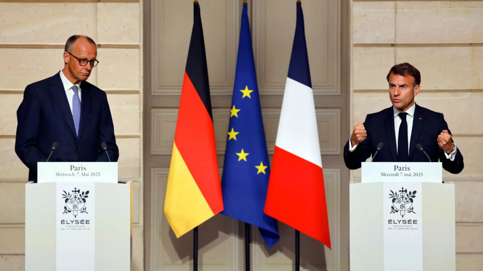 AB, Çin ve ABD karşısında ekonomik güç arayışında; Merz ile Macron karşı karşıya haber görseli