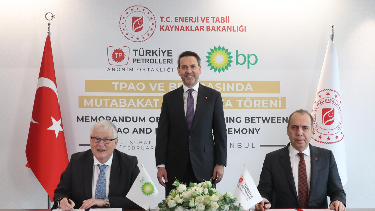 TPAO, İngiliz enerji devi bp ile mutabakat zaptı imzaladı haber görseli