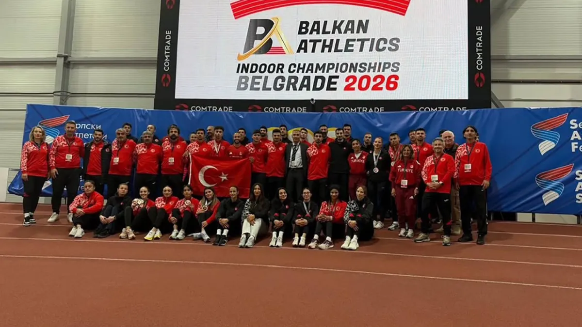 Türkiye, Balkan Salon Atletizm Şampiyonası'nda 14 madalya kazandı haber görseli