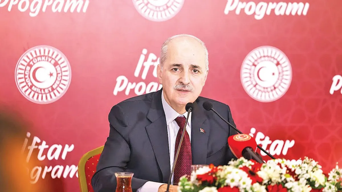 TBMM Başkanı Numan Kurtulmuş: Evlatlarımızı değil silahları gömelim haber görseli