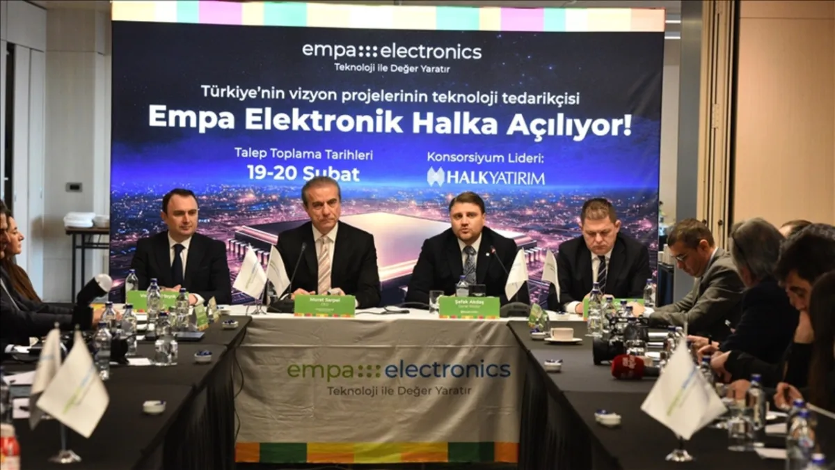 Empa Elektronik paylarının BIST'te işlem göreceği tarih belli oldu haber görseli