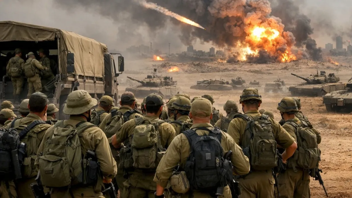 İsrail 20 bin yedek askeri göreve çağırdı haber görseli