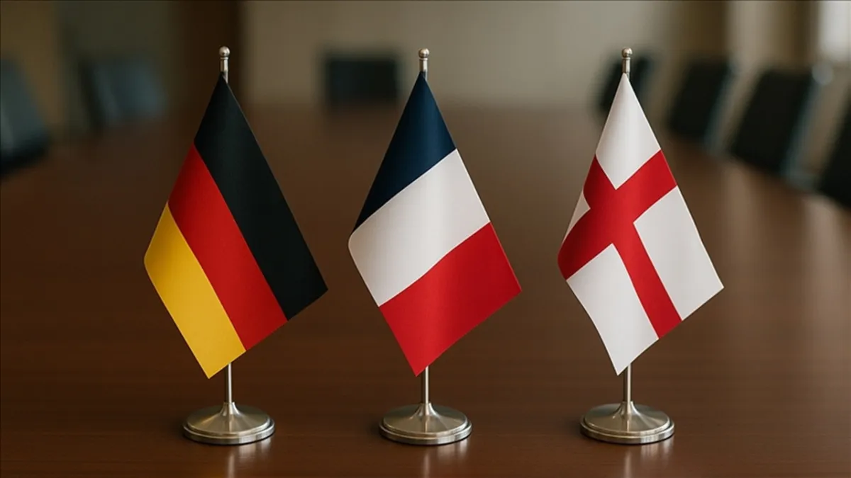 Fransa, İngiltere ve Almanya'dan İran açıklaması: "Savunma eylemlerine hazırız" haber görseli