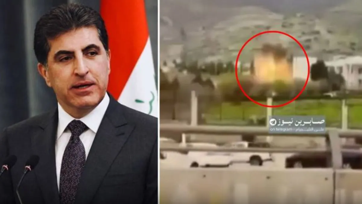 Neçirvan Barzani'nin konutuna saldırı!