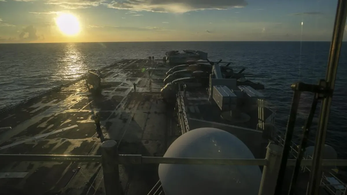 ABD ordusu açıkladı: 3 bin 500 personelli hücum gemisi Orta Doğu’ya ulaştı
