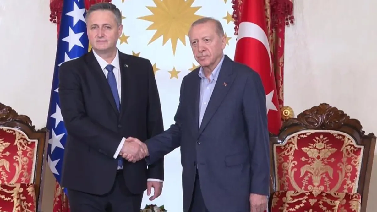 Cumhurbaşkanı Erdoğan ve Becirovic'ten kritik görüşme