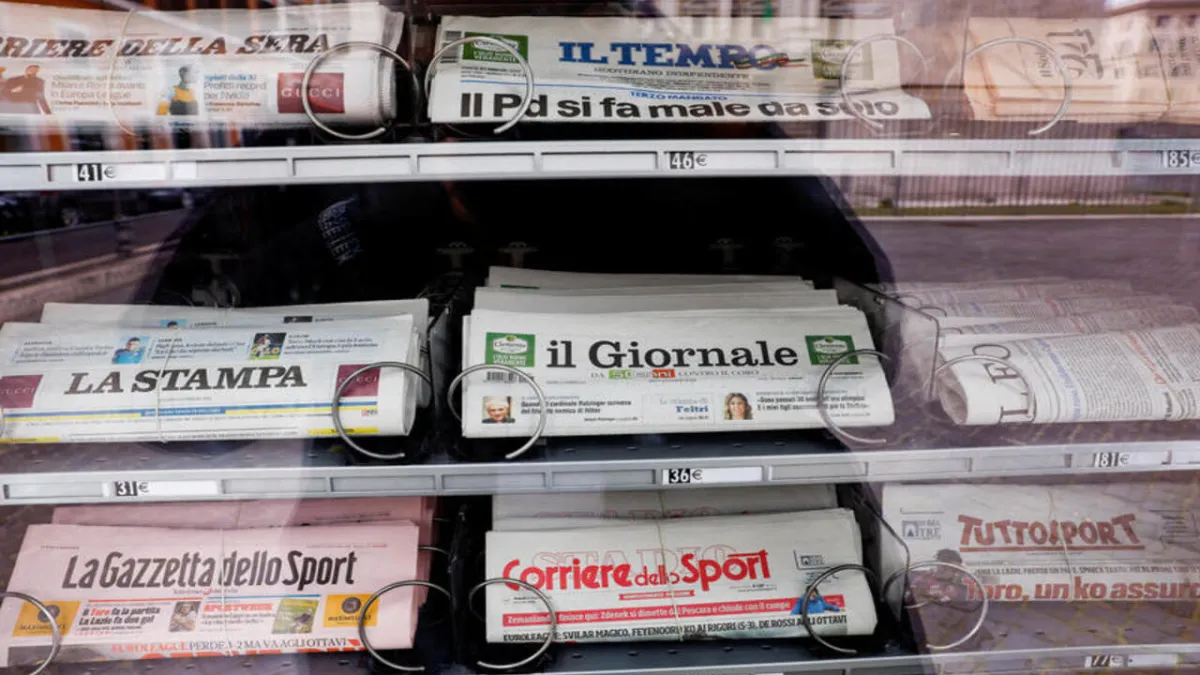 İtalya'da gazeteciler greve gitti