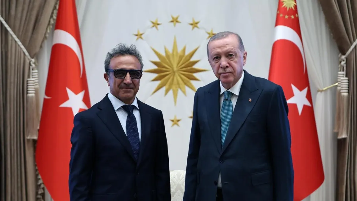 Cumhurbaşkanı Erdoğan, Chobani CEO’su Hamdi Ulukaya’yı kabul etti