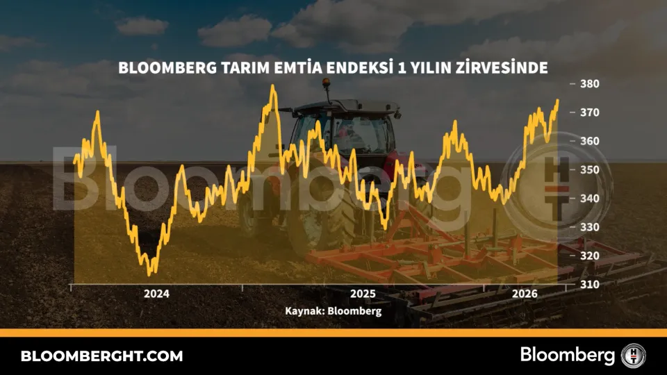 Bloomberg tarım emtia endeksi 1 yılın zirvesinde