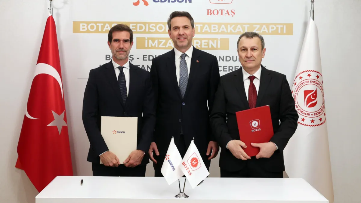 BOTAŞ ile İtalyan Edison arasında doğalgaz ve LNG anlaşması