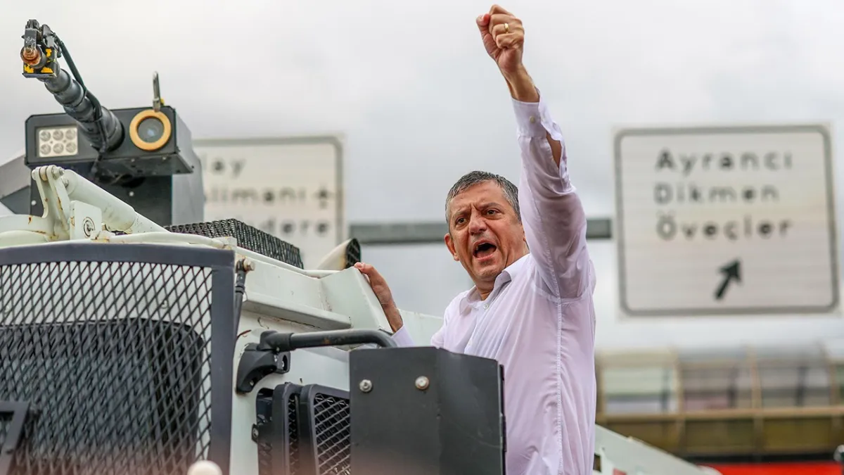 Özgür Özel'in TBMM yürüyüşüne soruşturma başlatıldı