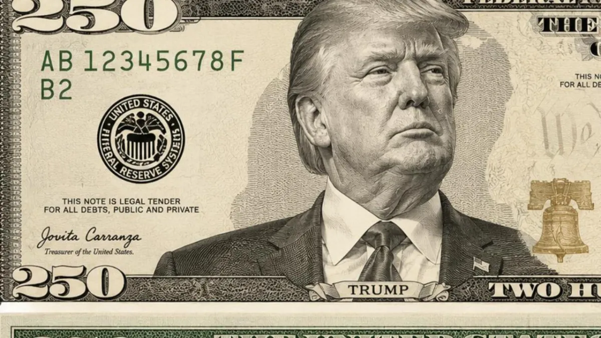 ABD tarihinde ilk olacak: 250 dolarlık banknotlara Trump resmi haber görseli