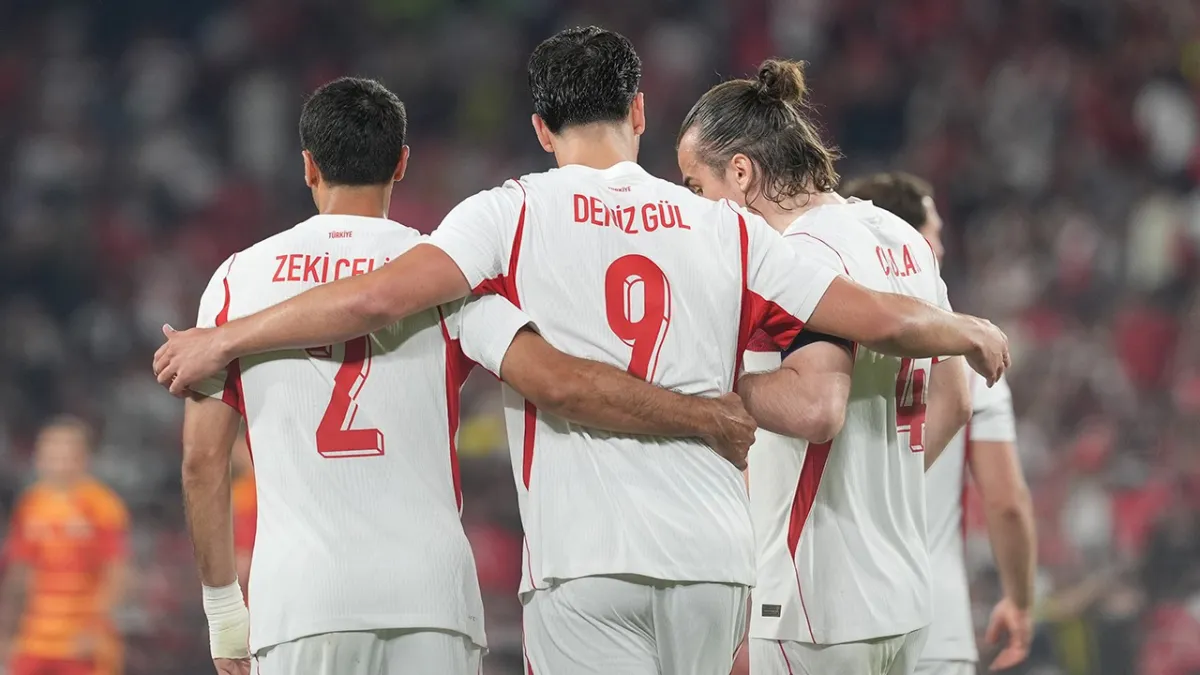 A Milli Takımımız hazırlık maçında Kuzey Makedonya'yı 4-0 mağlup etti